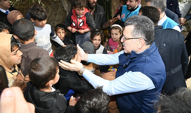 BAŞKAN GENÇ’TEN SURİYE’DE ÇADIR KENTE ZİYARET