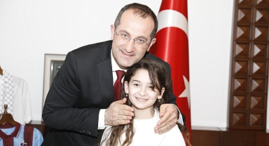 DÜNYA ŞAMPİYONU LİNA BAŞKAN EKİM'İN MİSAFİRİ OLDU 