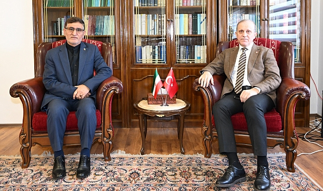 REKTÖR ÇUVALCI'DAN İRAN BAŞKONSOLOSLUĞUNA TAZİYE ZİYARETİ