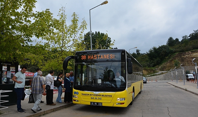 TRABZON'DA TOPLU ULAŞİM VE BÜYÜKŞEHİR OTOPARKLARI BAYRAMDA ÜCRETSİZ