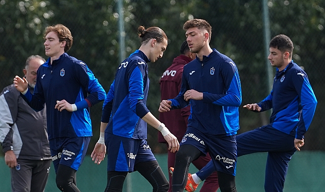 TRABZONSPOR'DA DERBİ MESAİSİ SÜRÜYOR 