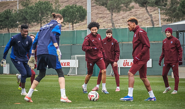 TRABZONSPOR'UN KEYFİ YERİNDE... NEŞELİ İDMAN