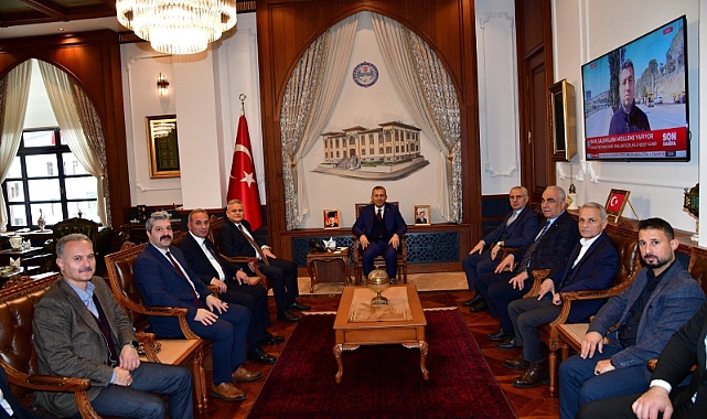 TÜRK-İŞ'TEN VALİ ŞAHİN'E ZİYARET