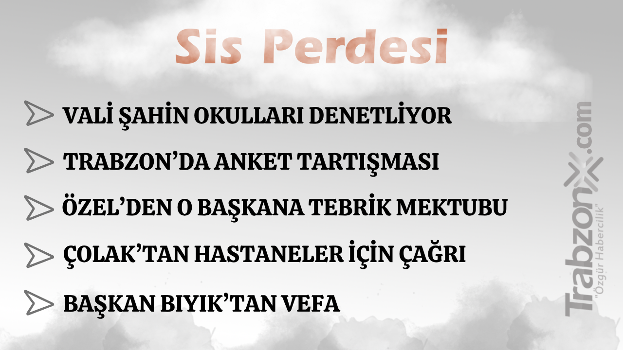 28.04.2026 SİS PERDESİ