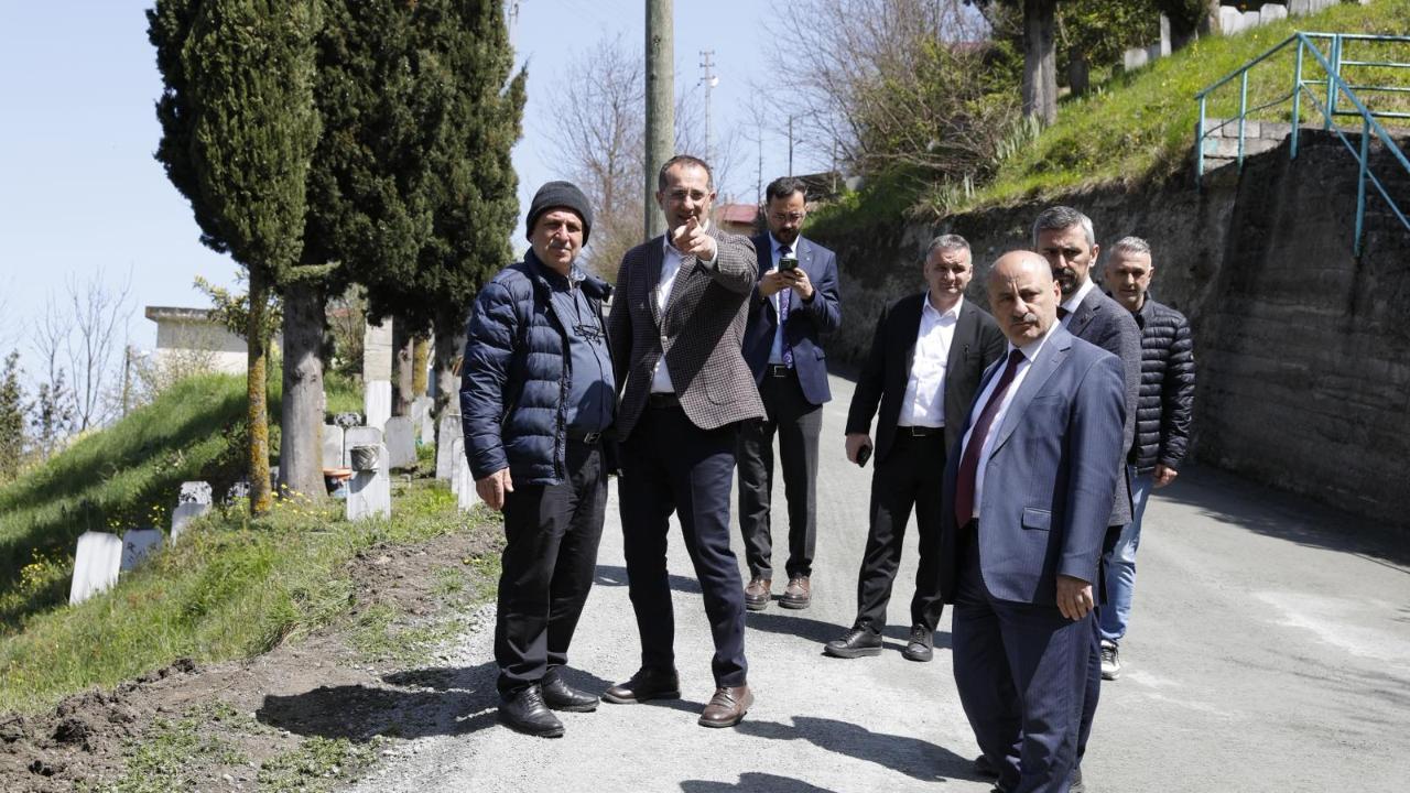 AKÇAABAT'TA ÇALIŞMALAR TAM GAZ