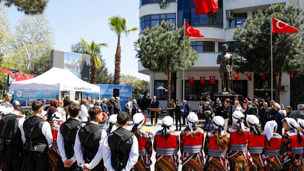 AKÇAABAT'TA TURİZM HAFTASI COŞKUYLA KUTLANDI