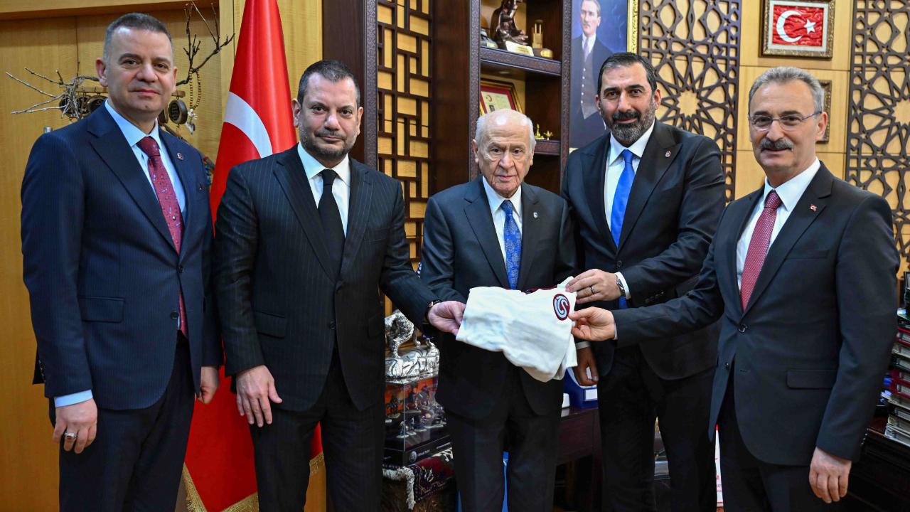 BAŞKAN DOĞAN'DAN BAHÇELİ'YE ZİYARET