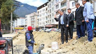 BAŞKAN GENÇ: MAÇKA'YA BÜYÜK YATIRIMLAR YAPIYORUZ