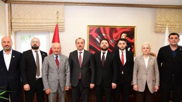 BAŞKAN KALKIŞIM'DAN İL MİLLİ EĞİTİM MÜDÜRÜ UYGUN'A ZİYARET