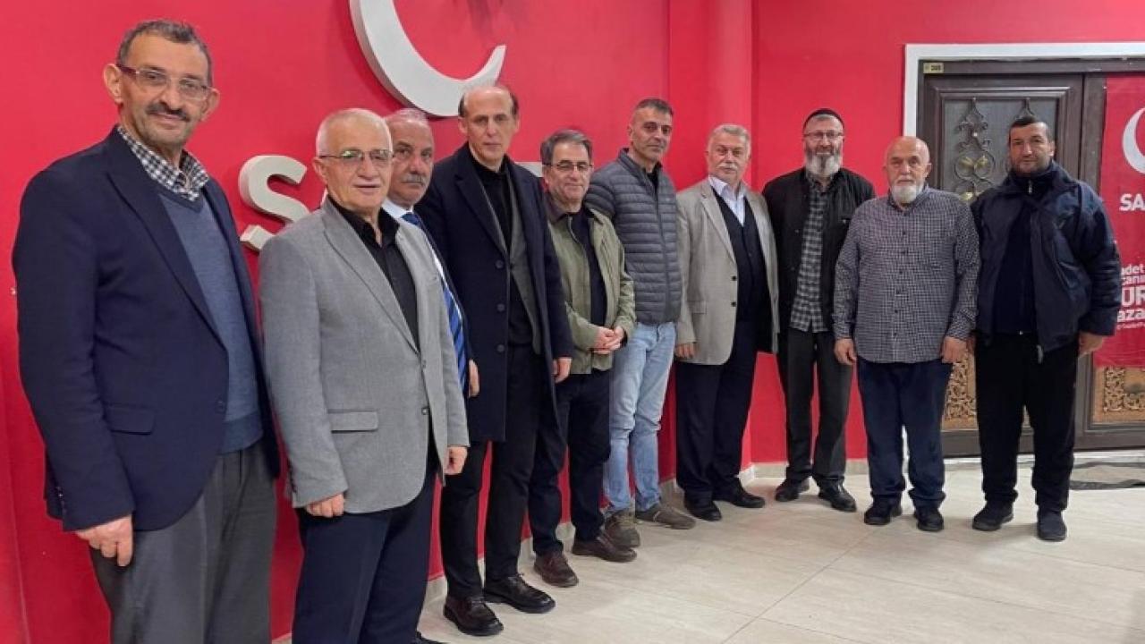CHP RİZE'DEN SAADET PARTİSİ'NE ZİYARET: DESTEK İSTEDİLER