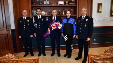 İL EMNİYET MÜDÜRÜ LOĞOĞLU'NDAN VALİ ŞAHİN'E ZİYARET