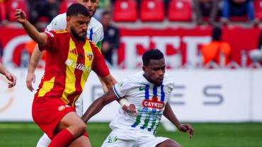 KAYSERİSPOR'DAN RİZESPOR'A ÇELME