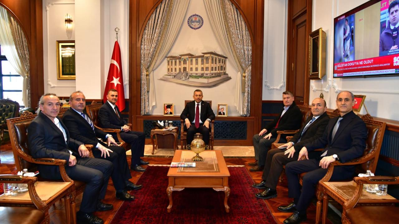 MHP HEYETİNDEN VALİ ŞAHİN'E ZİYARET