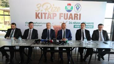 RİZE 3. KİTAP FUARI KAPILARINI AÇIYOR
