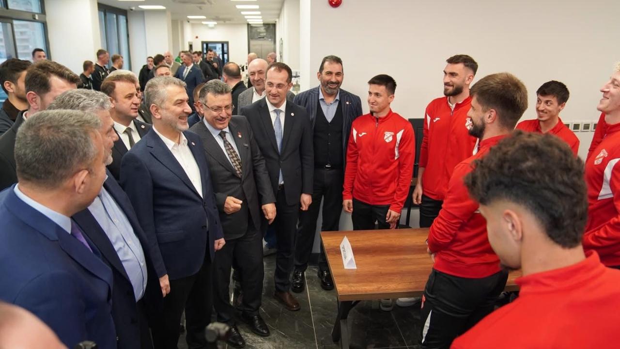 SEBAT GENÇLİK SPOR'A MORAL ZİYARETİ