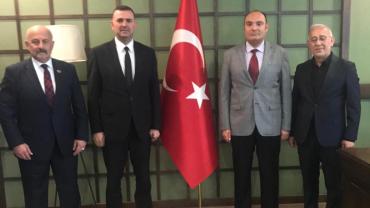 SİVRİKAYA'DAN KAYMAKAM DEMİRKALE'YE ZİYARET