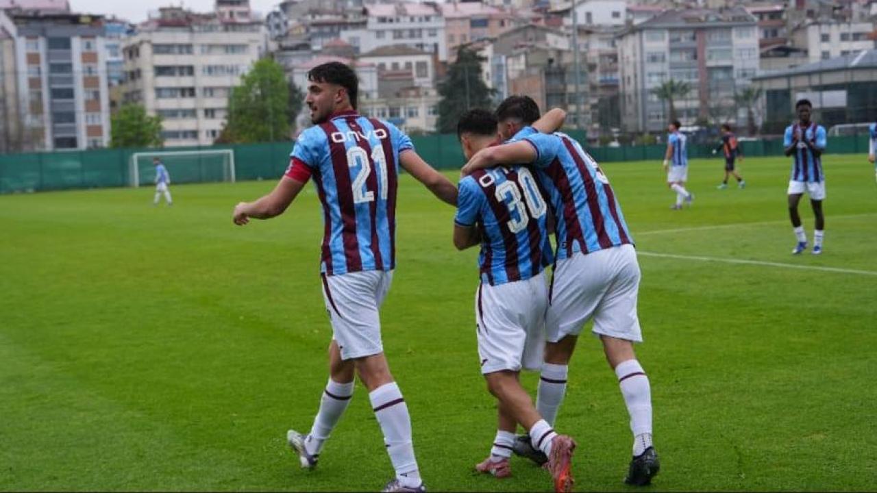 TRABZONSPOR'UN GENÇLERİ 3 PUANI 3 GOLLE ALDI