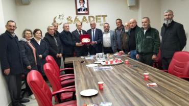 TÜM ÇAY-İŞ’TEN SAADET PARTİSİNE ZİYARET