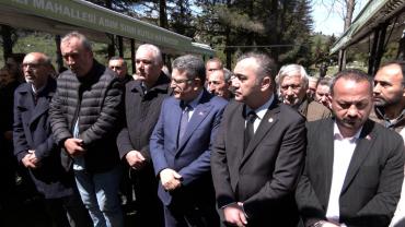 YAVUZ AYDIN'IN YEĞENİ DUALARLA UĞURLANDI