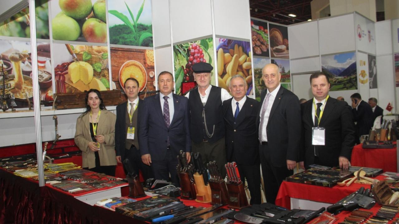 YÖREX'TE TRABZON ÜRÜNLERİ TANITILDI