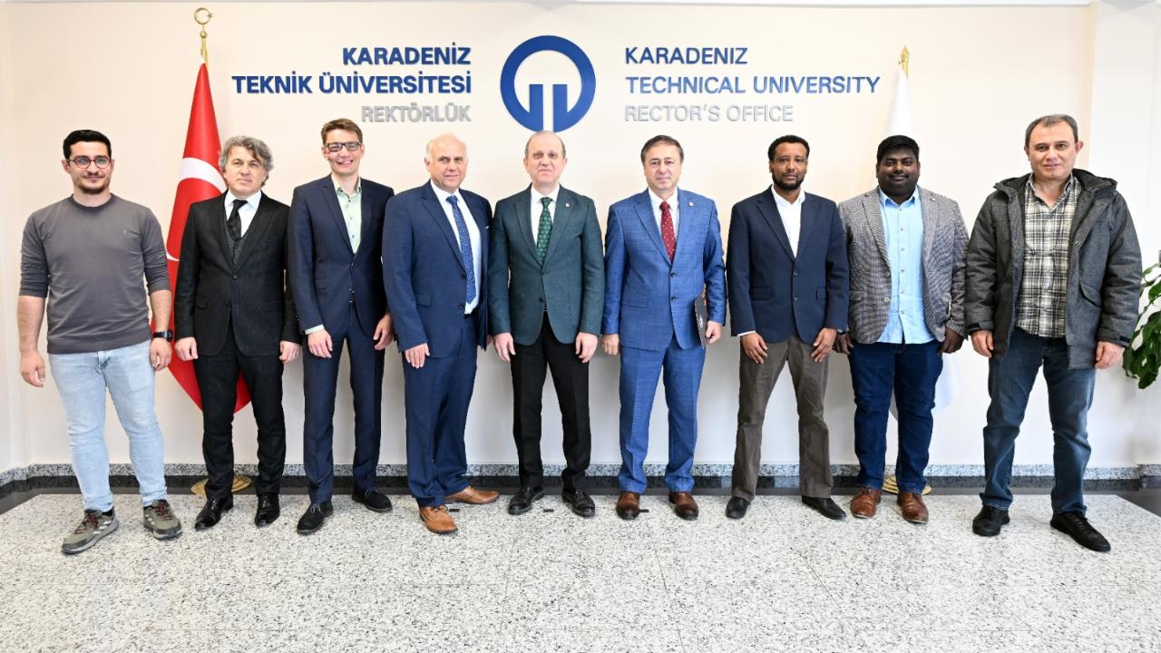CHEMNİTZ TEKNİK ÜNİVERSİTESİ HEYETİ'NDEN KTÜ’YE PROJE ZİYARETİ