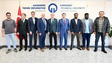 CHEMNİTZ TEKNİK ÜNİVERSİTESİ HEYETİ'NDEN KTÜ’YE PROJE ZİYARETİ