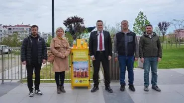 ORTAHİSAR'DA ATIK YAĞ TOPLAMA KUMBARALARI HİZMETTE