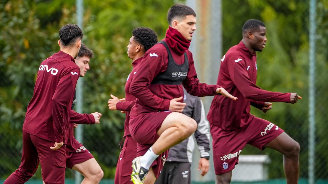 TRABZONSPOR, BEŞİKTAŞ MAÇININ HAZIRLIKLARINA DEVAM ETTİ