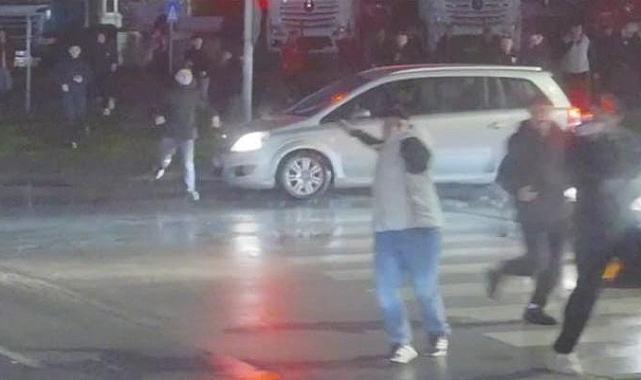 TRABZONSPOR, SAMSUN'DA İŞTE BÖYLE SALDIRIYA UĞRADI!